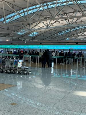 [포토] 한일 관광객 증가로 북적이는 인천공항
